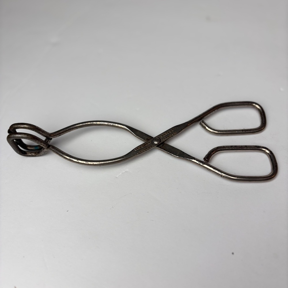 Vintage Vaughan Chicago Vintage Metal Scissor Tong Cottage‎ Core